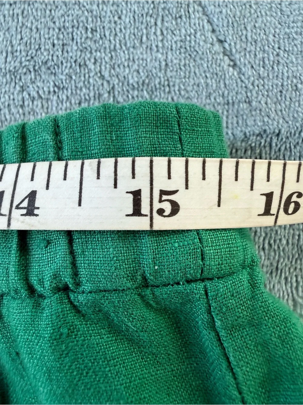 NATION LTD Esmeralda Skirt 100% Linen in Verdant Green Size L